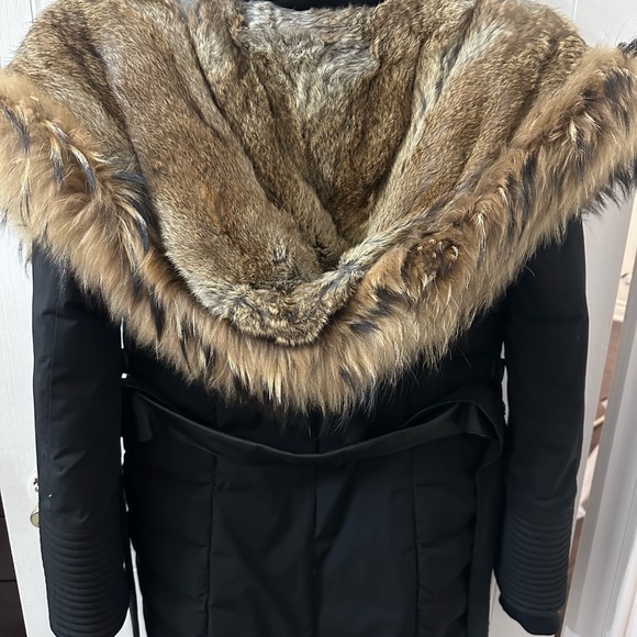 Women's RUDSAK Winter Fur Trim Coat - Picture 4 of 8